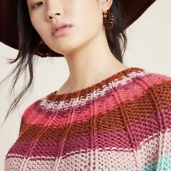 Anthropologie veroalife hand knit sweater Ramona NWT small - Picture 3 of 7